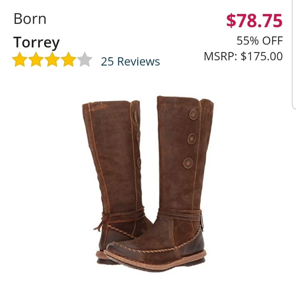 Born Torrey Rust Boots